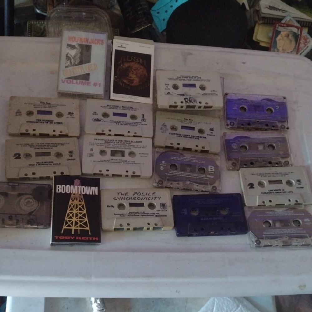 Rock &Country Cassette Tapes